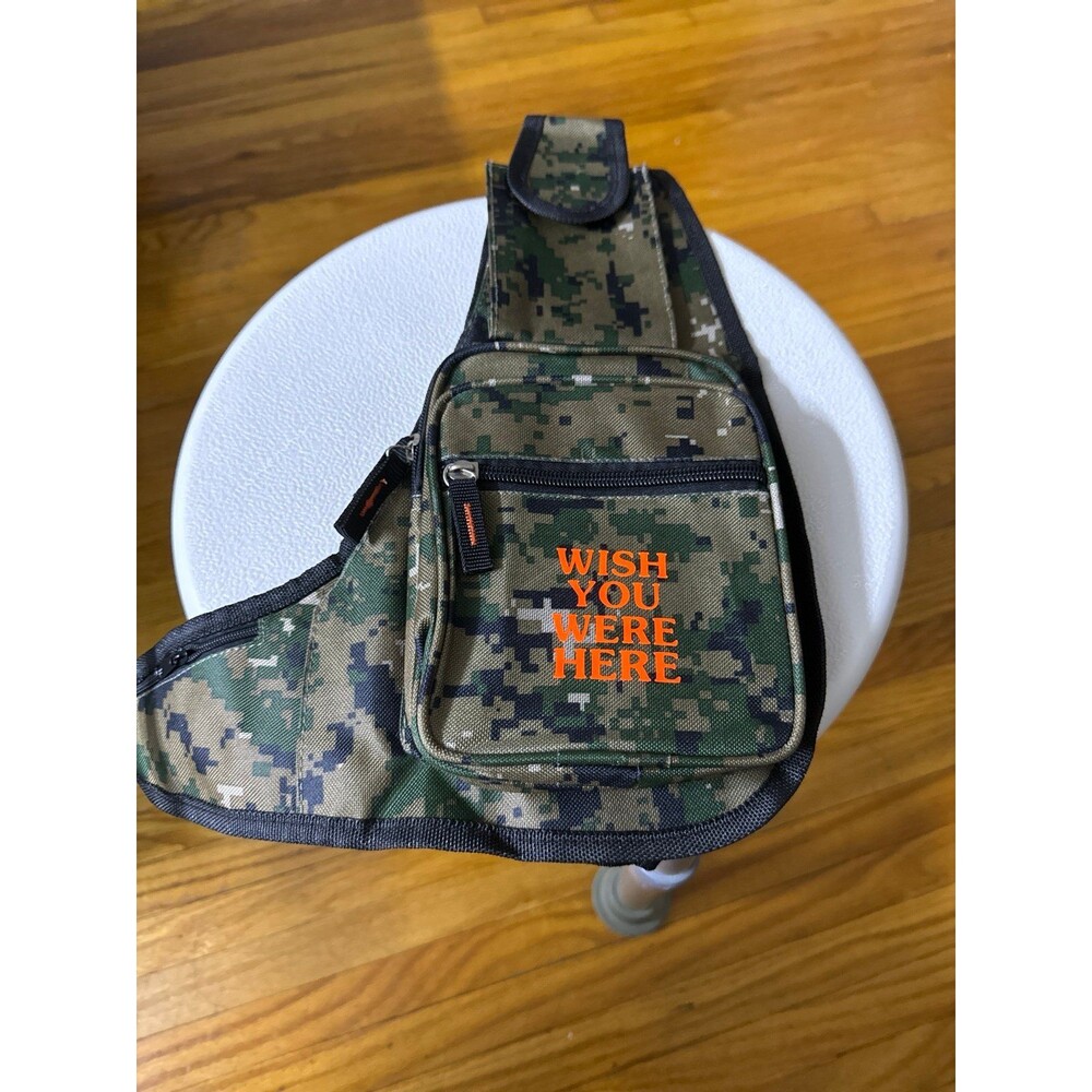 Brand new crossbody camo pouch bag